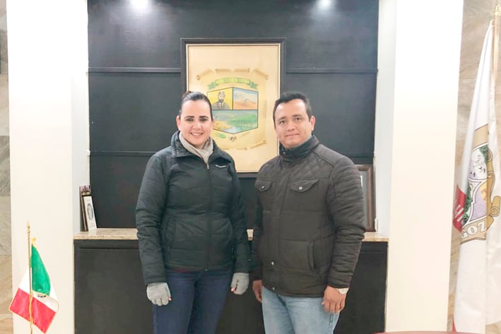 Alcaldes de la región plantean necesidades a Lupita Oyervides