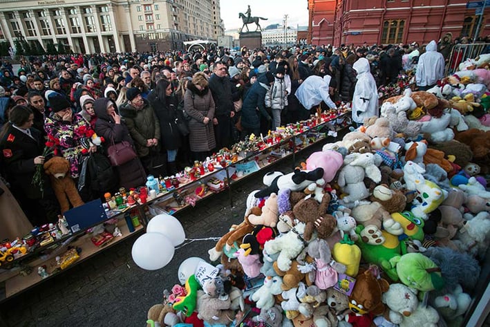 Rusia vive luto por tragedia