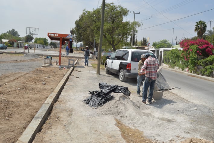 Rehabilita el municipio la Calzada Benito Juárez