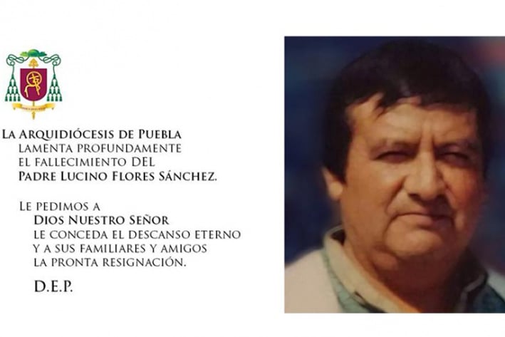 Confirman muerte del padre Lucino Flores
