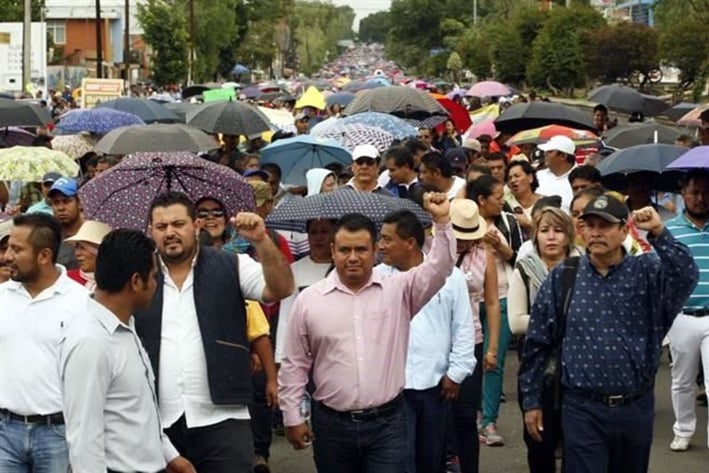 Paro laboral indefinido de maestros en Oaxaca