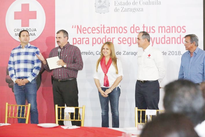 Cruz Roja en Coahuila se mantiene viva, latente y activa: Delegado