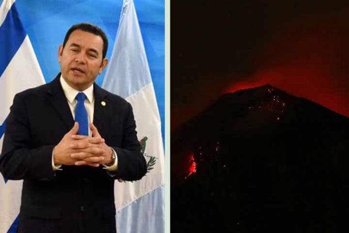 Presidente de Guatemala declara estado de calamidad pública