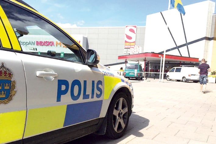 Reportan tiroteo en Suecia