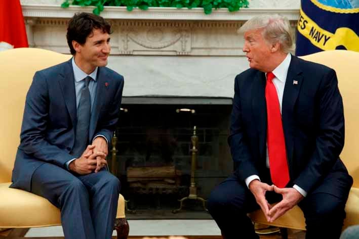 Trump arremete contra Trudeau por aranceles