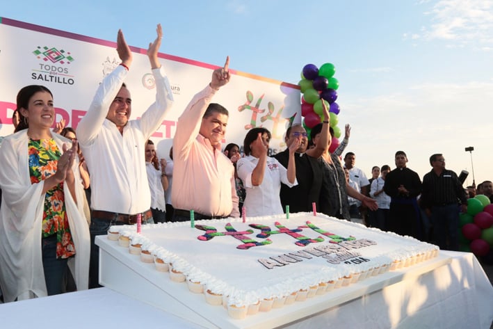 Riquelme celebra 441 Aniversario de Saltillo