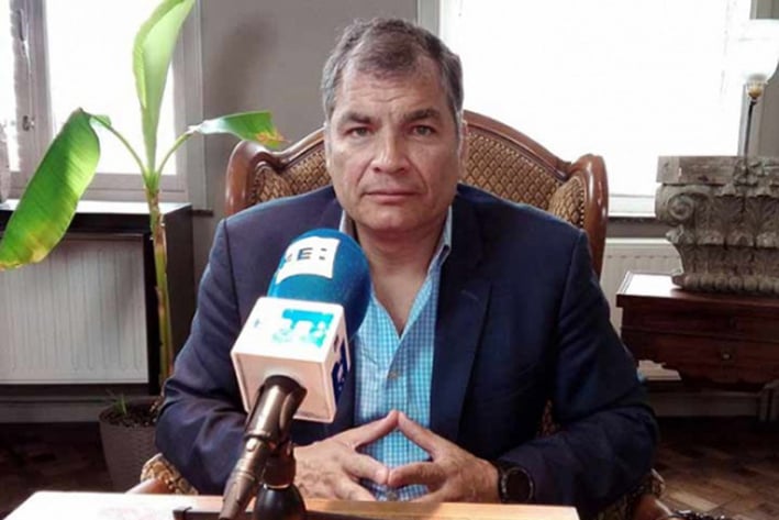 Ordenan captura del expresidente ecuatoriano Rafael Correa