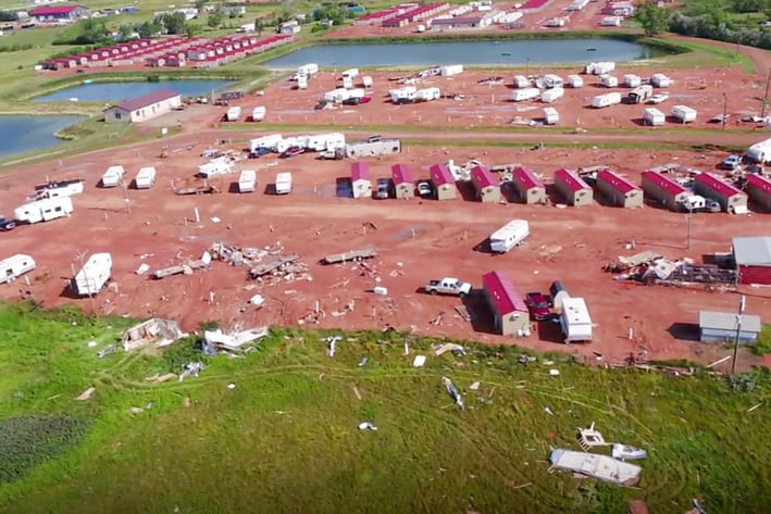 Tornado en Dakota del Norte deja docenas de heridos