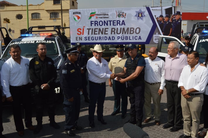 Refuerza el Alcalde, Florencio Siller la seguridad en Frontera