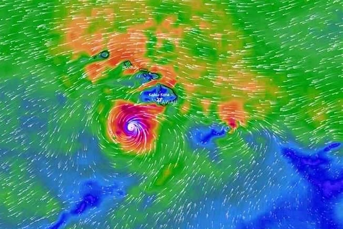 Decrece huracán 'Lane' a categoría 3