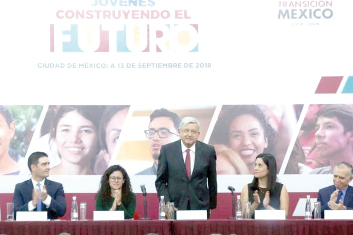 López Obrador presenta programa ‘Jóvenes construyendo al futuro’