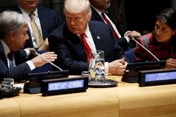 Donald Trump utiliza a la ONU