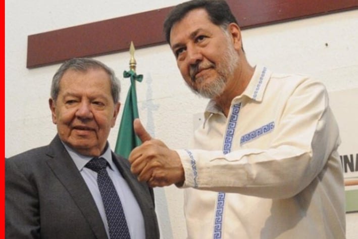 López Obrador jala las orejas a Muñoz Ledo y a Fernández Noroña