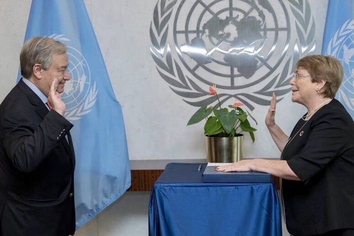 Bachelet toma protesta como titular de ONU-DH