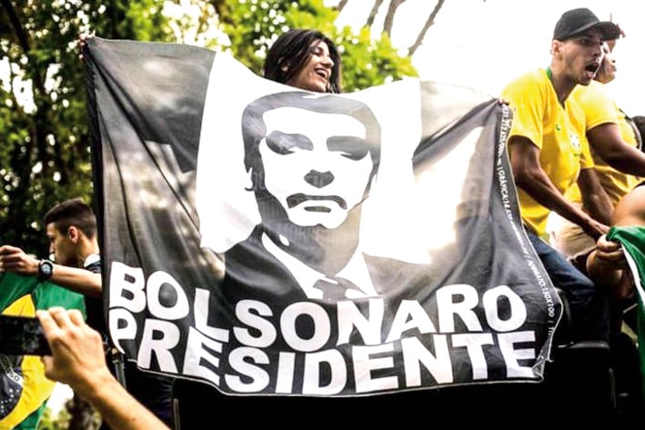 Brasil iría a segunda vuelta presidencial, con Bolsonaro como favorito