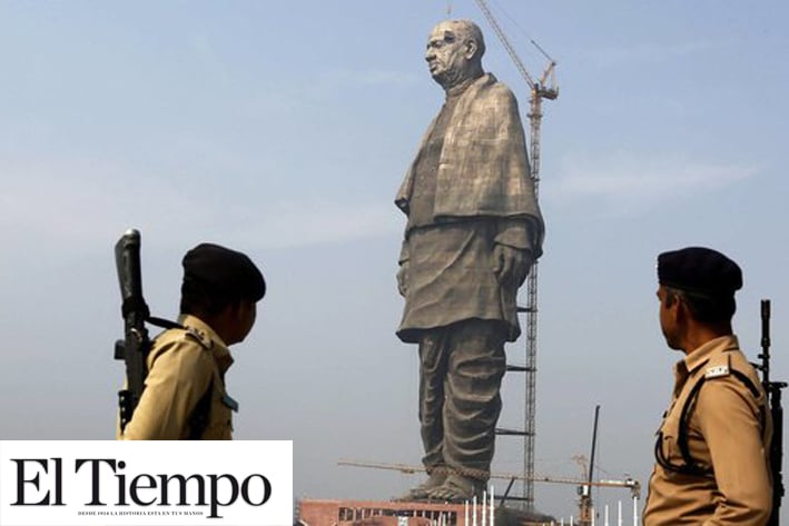 Termina la construcción de la estatua más grande del mundo