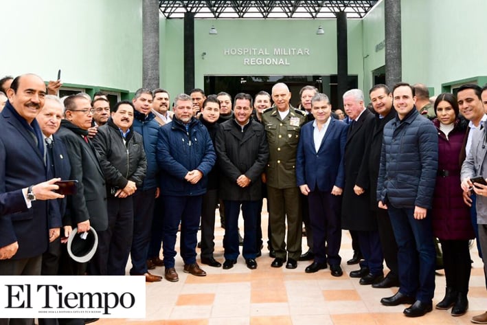 Asiste Paredes a la inauguración del Hospital Militar en Torreón