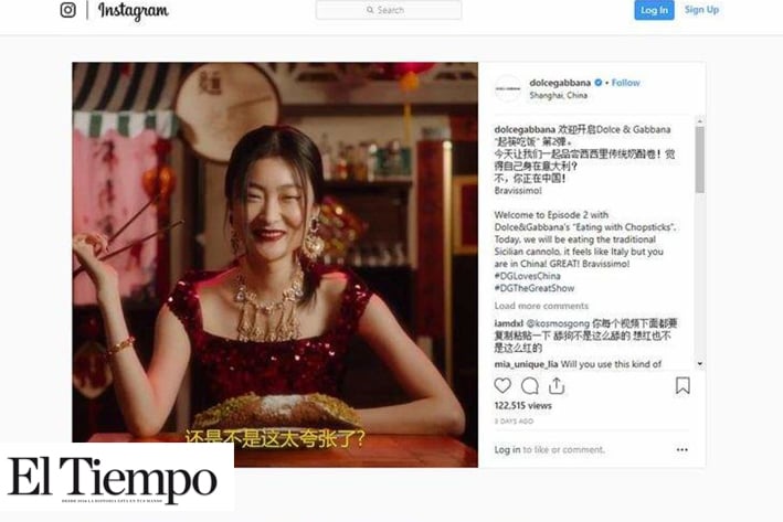 Consumidores chinos piden boicot contra Dolce & Gabbana
