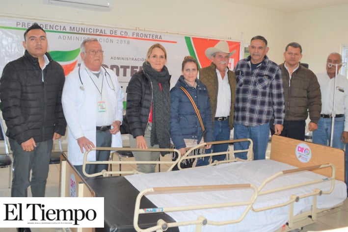 Dona PEMEX camas de hospital a DIF Frontera