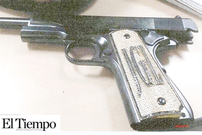 Así era la lujosa pistola de 'El Chapo'