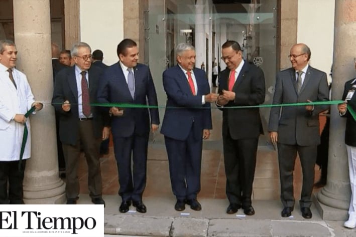 AMLO presenta el Plan Nacional del IMSS, en Michoacán