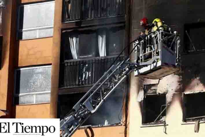 Incendio en edificio deja 3 muertos en España