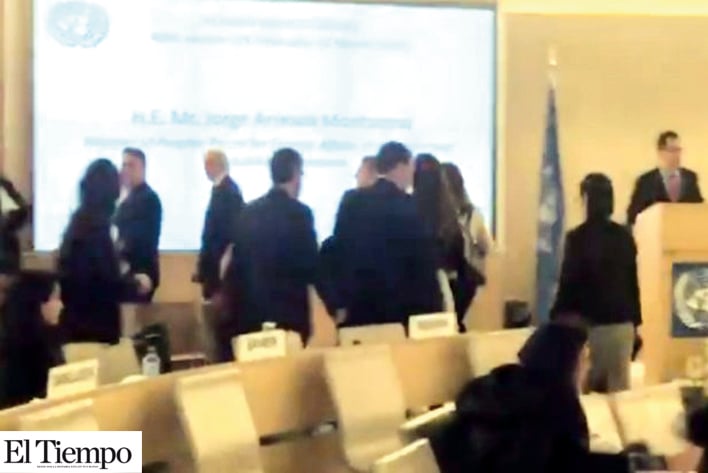 Diplomáticos abandonan en sala de la ONU a representante de Venezuela