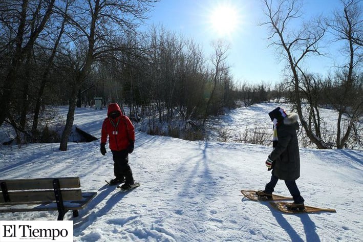 Winnipeg, Canadá a -40 grados no se asusta por el frío