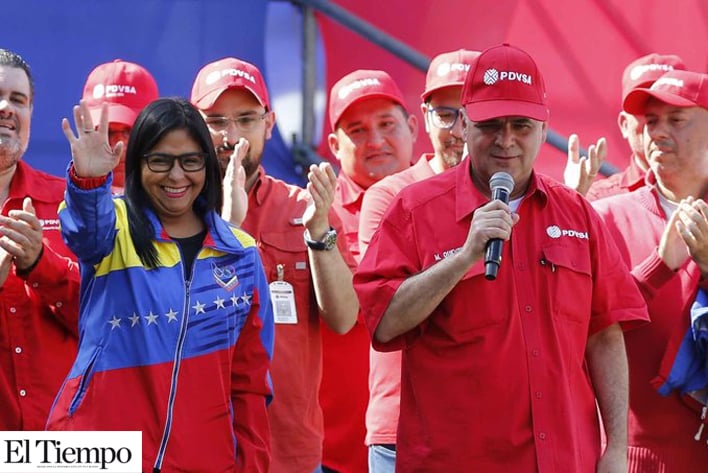 Vicepresidenta de Venezuela llama a Juan Guaidó a parar esta 'locura'