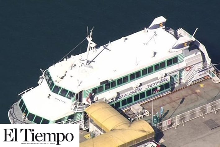 Ferry choca contra ballena en el Mar de Japón, hay más de 80 heridos