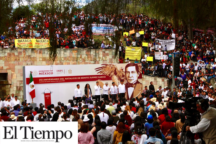 Vigentes y válidos los principios de Benito Juárez, afirma López Obrador