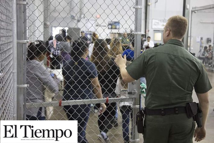 Liberarán a familias migrantes detenidas en Texas por falta de espacio