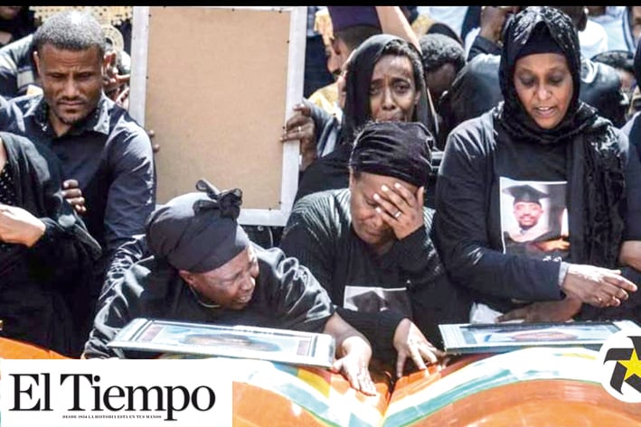 Miles de personas honran a víctimas de accidente aéreo en Etiopía