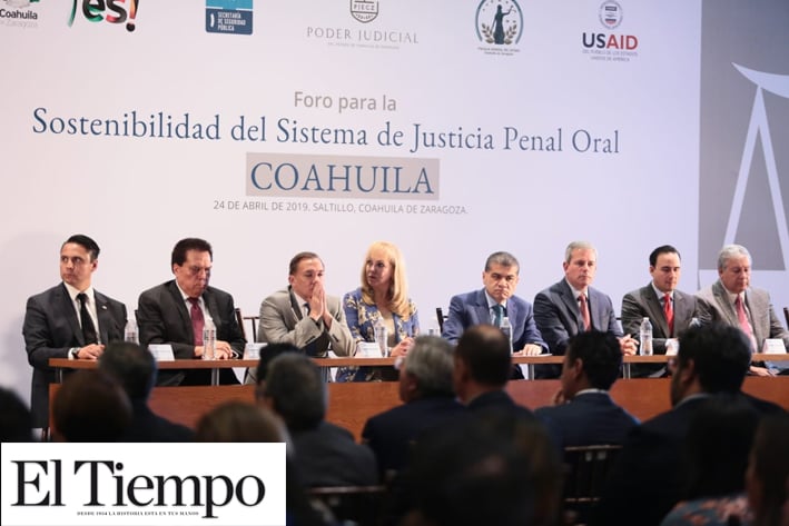 Coahuila es el modelo nacional del Sistema de Justicia Penal y seguridad