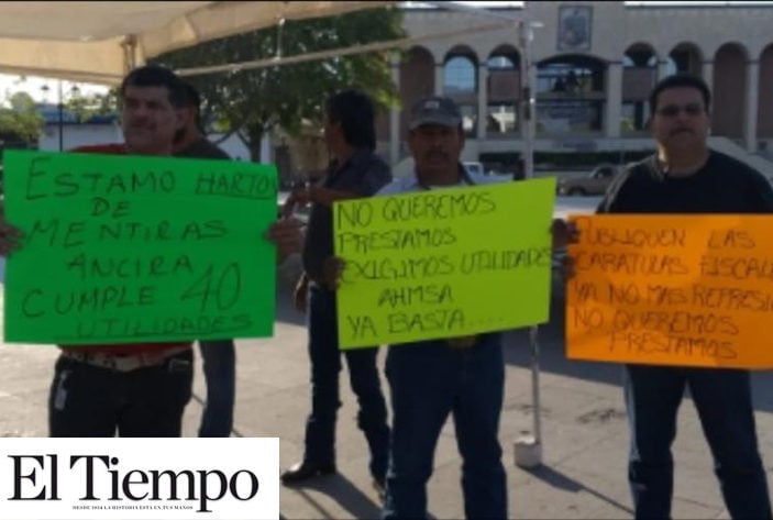Piden obreros que Ancira cumpla utilidades mínimo de 40 mil pesos