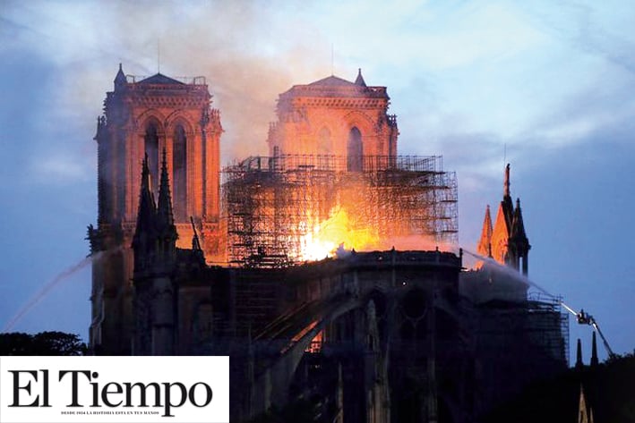 Un cortocircuito es la causa más probable del incendio en la catedral de Notre Dame, según la policía francesa