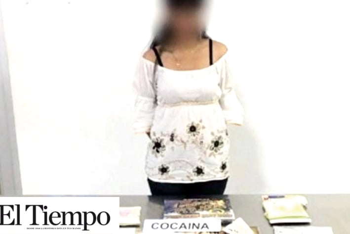 Profesora es detenida con libros infantiles llenos de cocaína