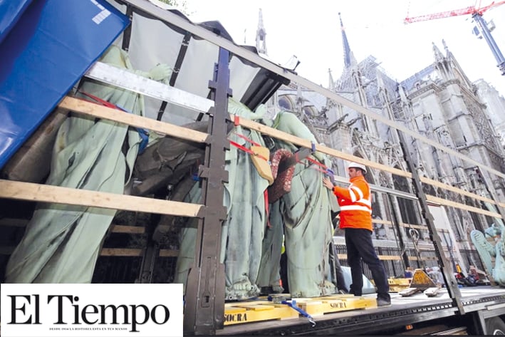 Habló el responsable de la empresa que restauraba la catedral de Notre Dame: 'Ninguno de mis empleados estaba allí'