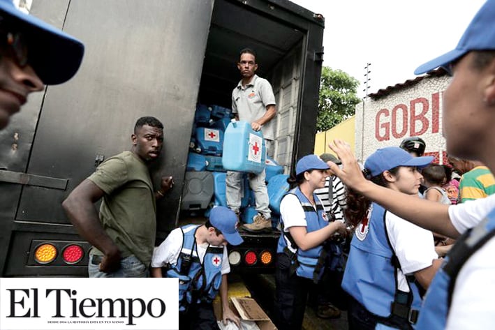 Primer cargamento de ayuda humanitaria de la Cruz Roja llega a Venezuela