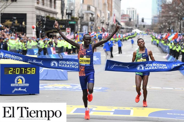 Maratón de Boston para Cheromo