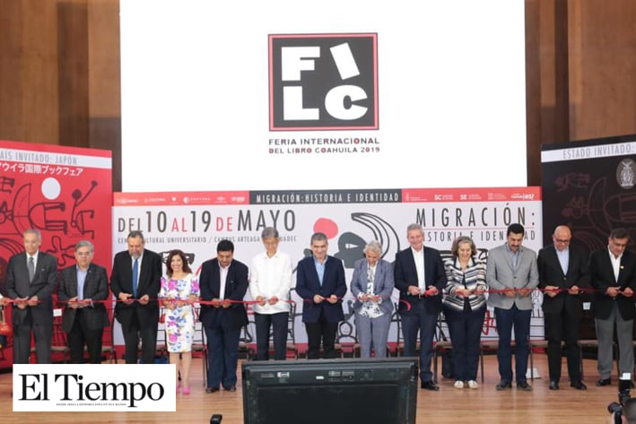 Inaugura Miguel Riquelme la Feria Internacional del Libro de Coahuila