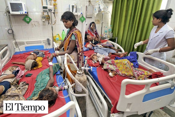Brote de encefalitis en la India toma la vida de 114 niños