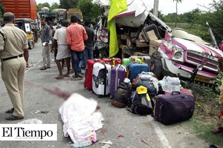 Accidente de autobús en norte de la India deja 35 muertos