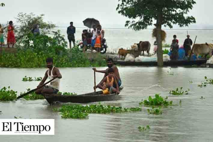 Más de 100 muertos y 7 millones de afectados por las inundaciones en el sur de Asia