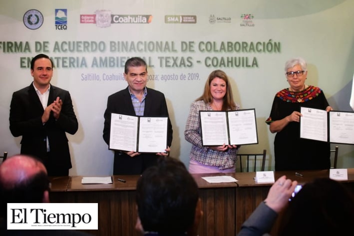 Ratifica Riquelme colaboración en materia ambiental Coahuila-Texas