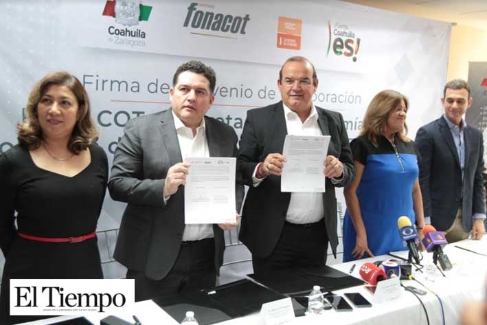 Coahuila y Fonacot firman convenio de colaboración