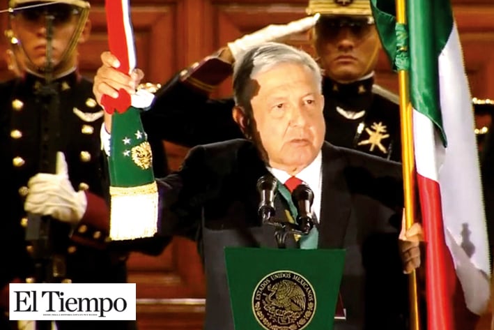 López Obrador ofrece su primer Grito de Independencia