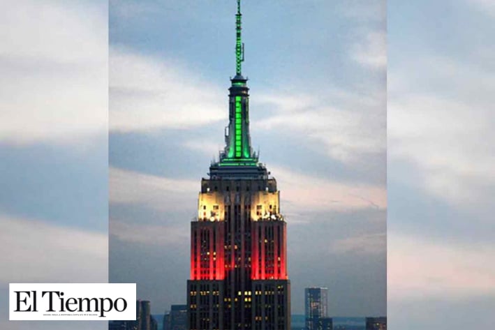 Empire State ‘se viste’ con los colores de bandera mexicana