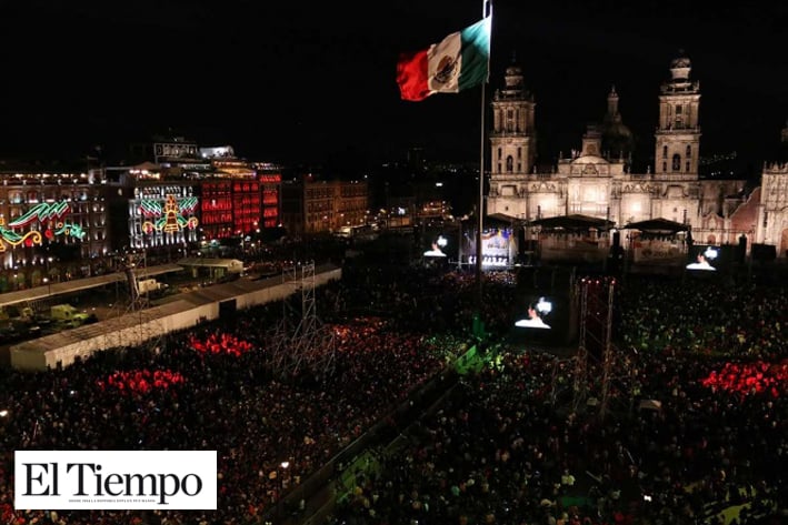 80 mil llegan al Zócalo para el Grito de Independencia