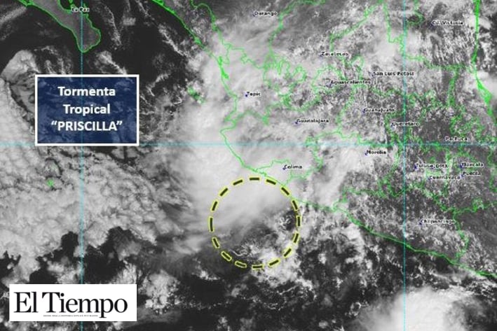 Varios estados se verán afectados por tormenta tropical 'Priscilla'